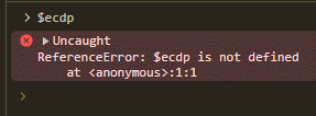 Error Message