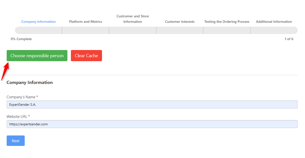 Company Information Form